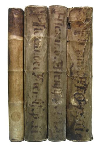 ALEXANDER OF HALES. Universae theologiae summa.  4 vols.  1576